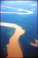 MYY Miri boat on Baram river from aircraft on flight from Mulu to Miri b.jpg